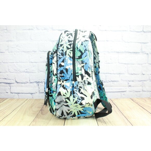 Vera Bradley Blue Quilted Camo Floral School Laptop Backpack main image 6